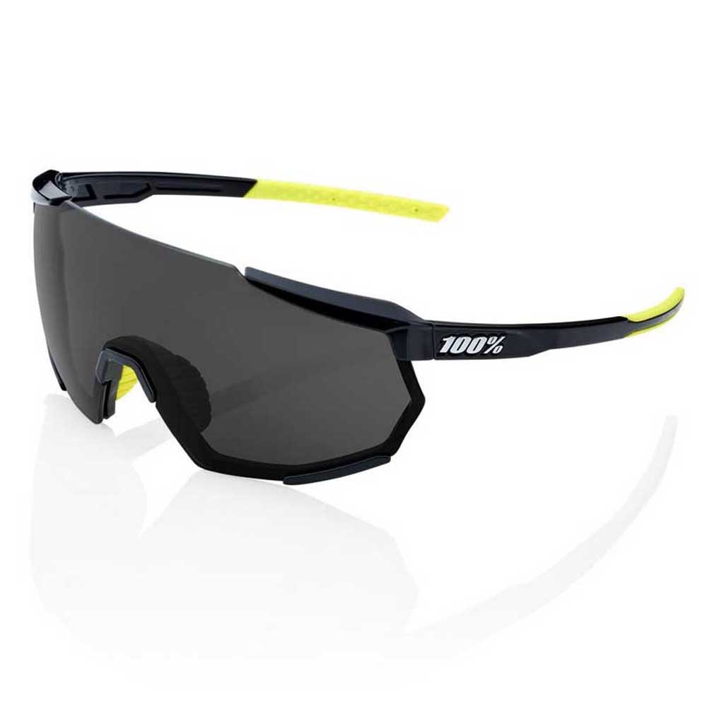 100% Racetrap® 3.0 Gloss Black Smoke Lens