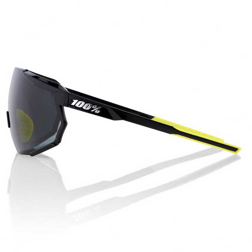 100% Racetrap® 3.0 Gloss Black Smoke Lens