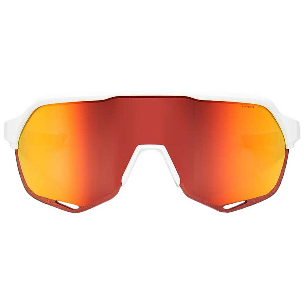 100% S2 Soft Tact Off White Hiper Red Multilayer Mirror Lens.