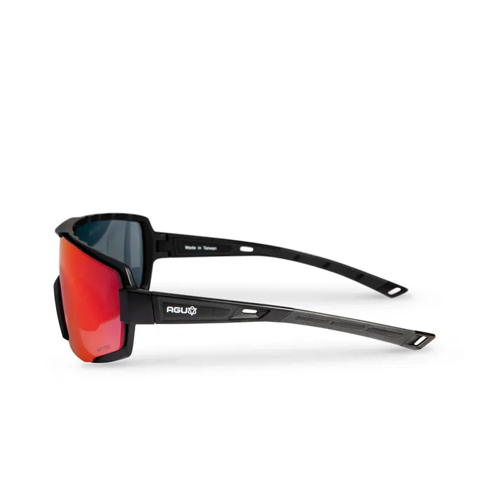 Gafas AGU Bold Antivaho Negro, Lentes Rojas