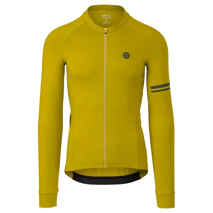 Maillot AGU Solid LS Performance Hombre Marrón