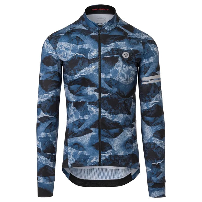 Maillot AGU Abstract Mountains Hombre Azul