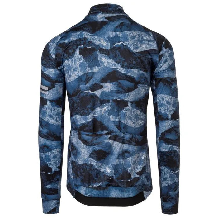 Maillot AGU Abstract Mountains Hombre Azul