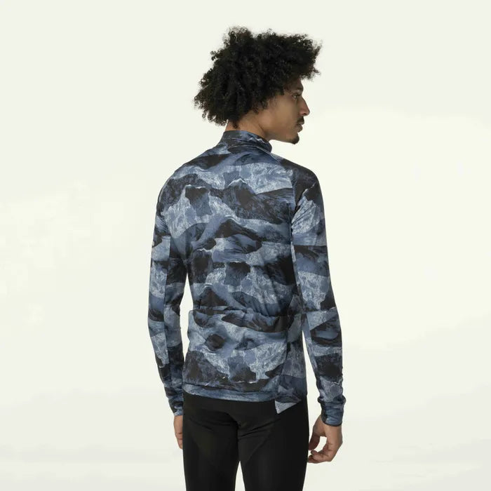 Maillot AGU Abstract Mountains Hombre Azul