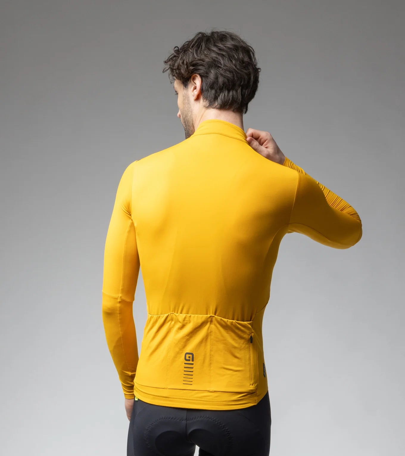 ALÉ CYCLING Long Sleeve Jersey r-ev1 Warm Race Yellow