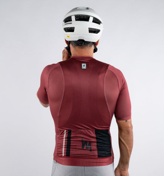 INVERSE Short Sleeve Cycling Jersey BOONE RUBY MEN
