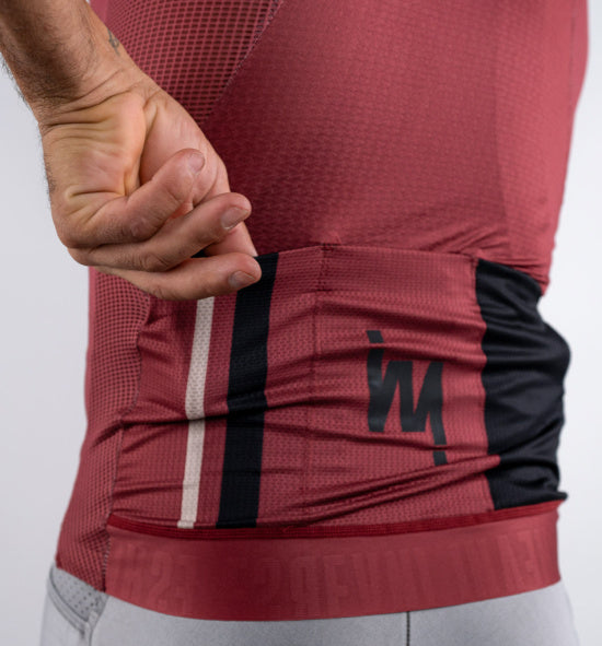 INVERSE Short Sleeve Cycling Jersey BOONE RUBY MEN