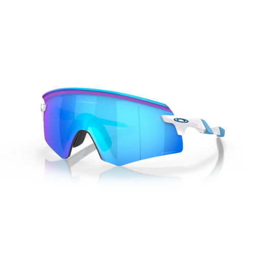 OAKLEY Encoder Prizm Sapphire Lenses, Polished White Frame