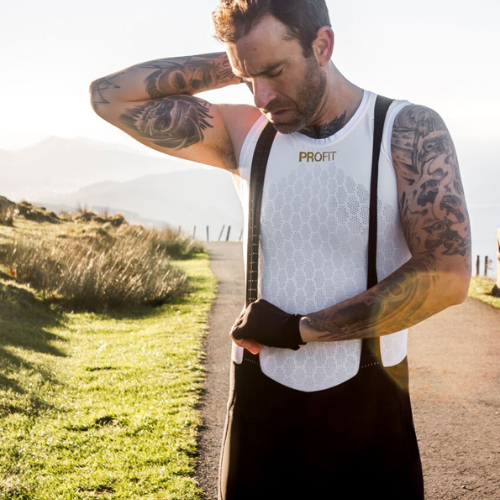 Camiseta interior AGU Everyday Base Layer sin mangas blanca