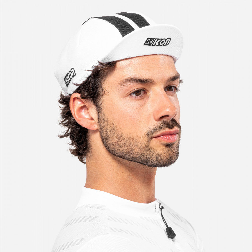 SCICON Cycling Cap White