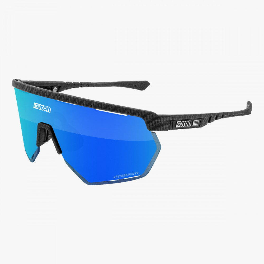 SCICON Aerowing Carbono Mate / Azul Multiespejo