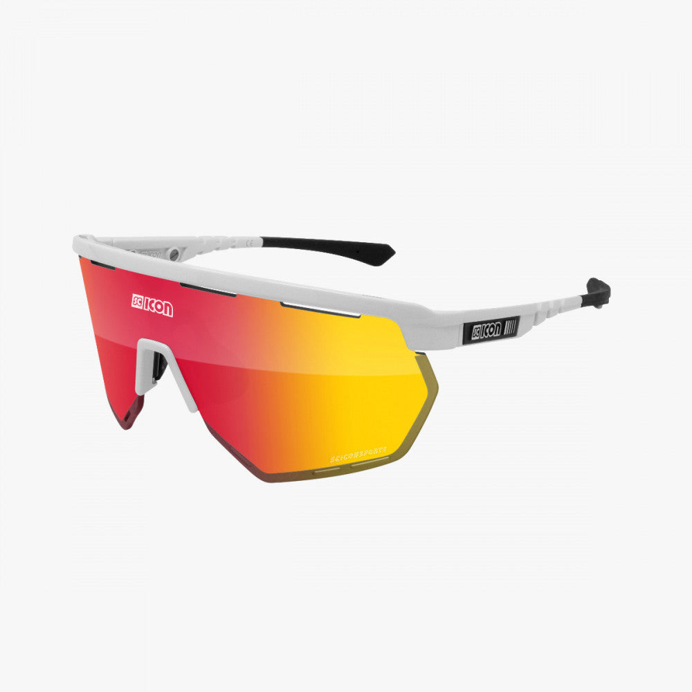 SCICON Aerowing White Gloss / Multimirror Red