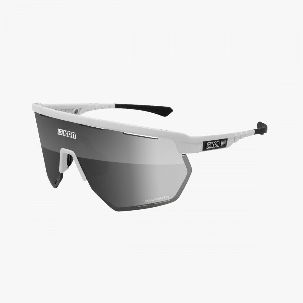 SCICON Aerowing White Gloss / Multimirror Silver