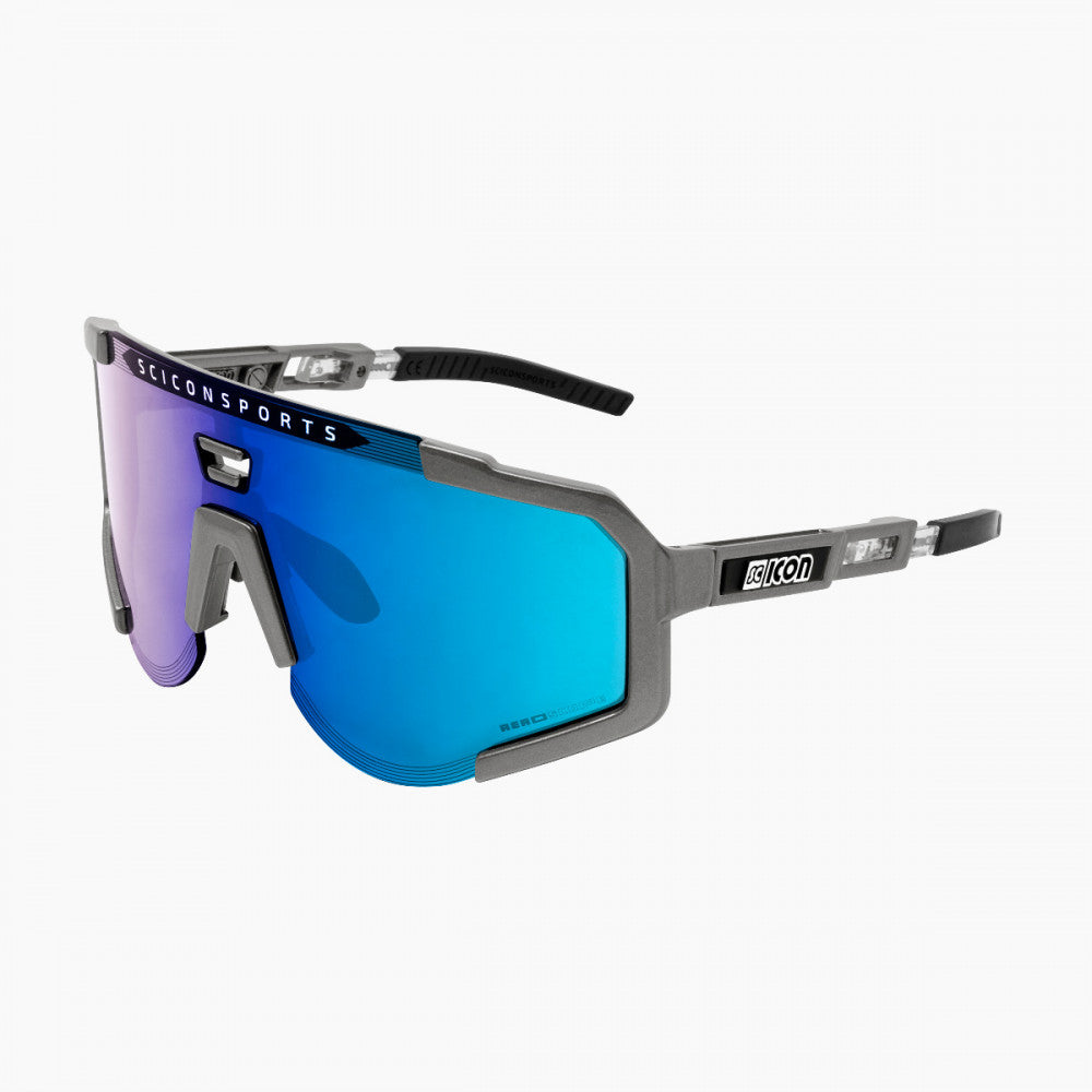Aeroscopio SCICON Gris Antracita / Azul Multiespejo