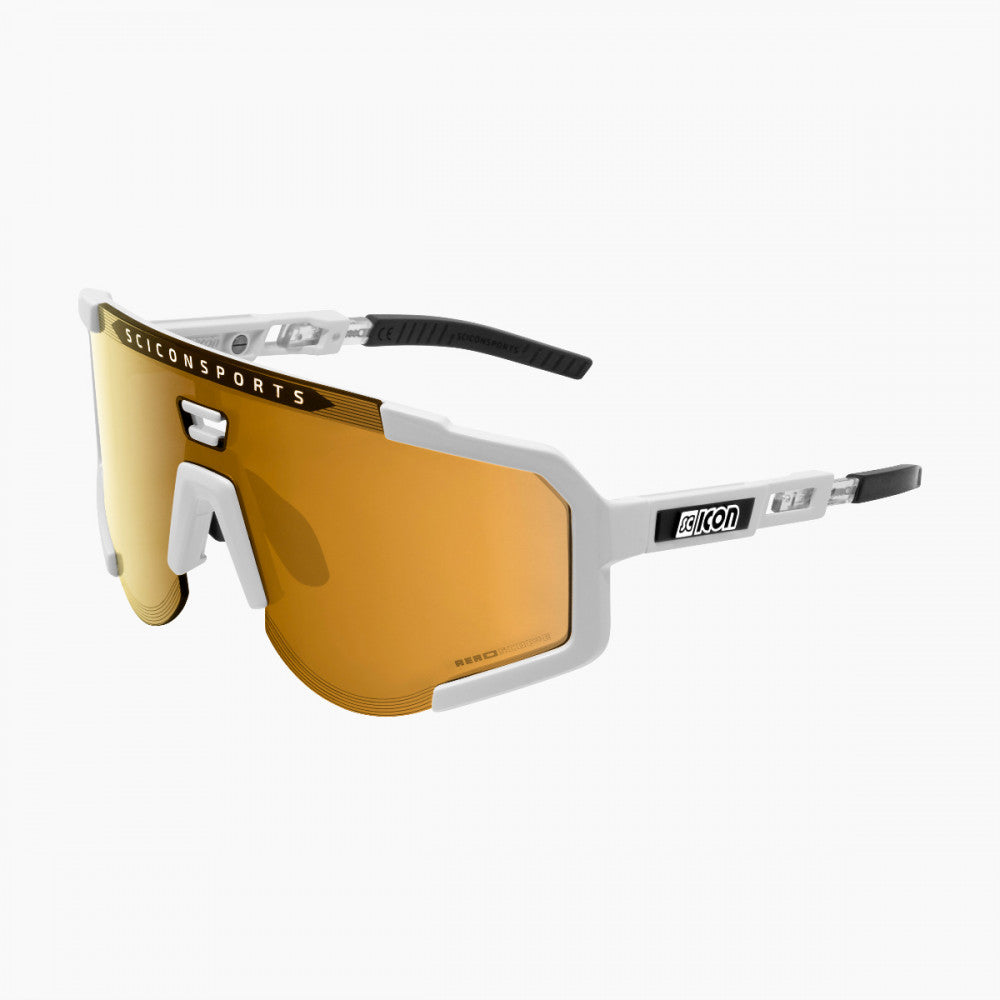 SCICON Aeroscope White Gloss / Multimirror Bronze