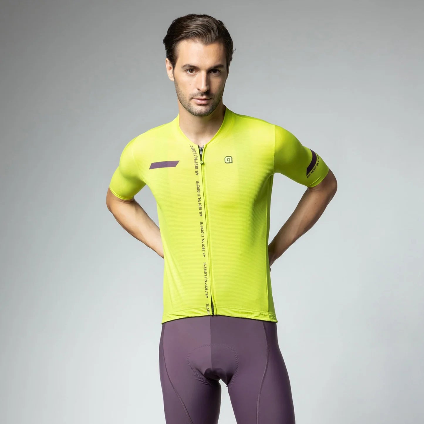 ALÉ CYCLING r-e | Short Sleeve Jersey Follow Acid Green