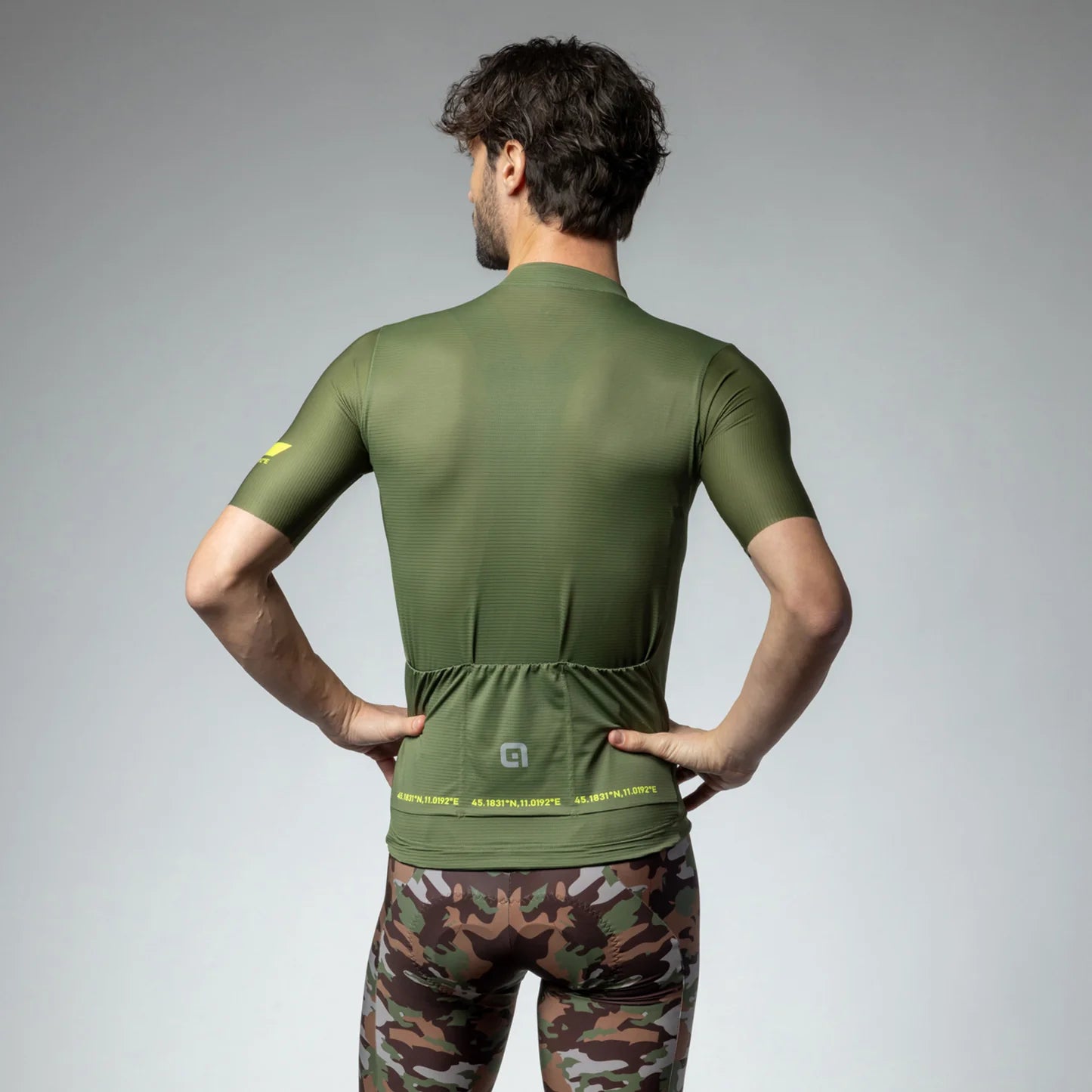 ALÉ CYCLING r-e | Short Sleeve Jersey Follow Me Military Green