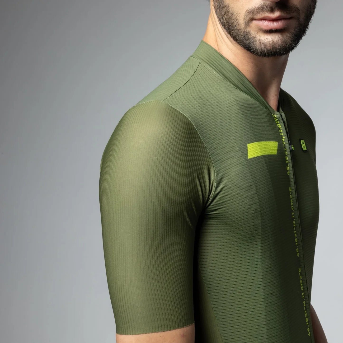 ALÉ CYCLING r-e | Short Sleeve Jersey Follow Me Military Green