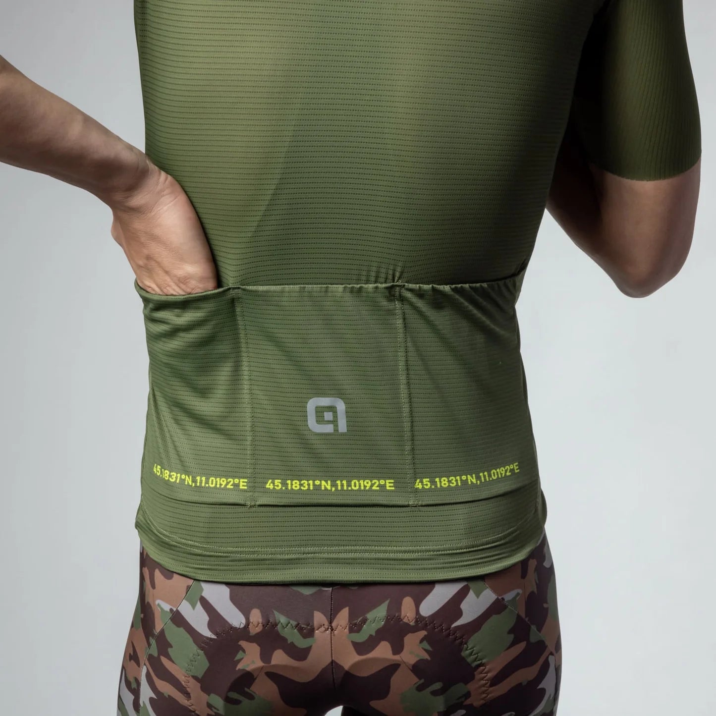 ALÉ CYCLING r-e | Short Sleeve Jersey Follow Me Military Green