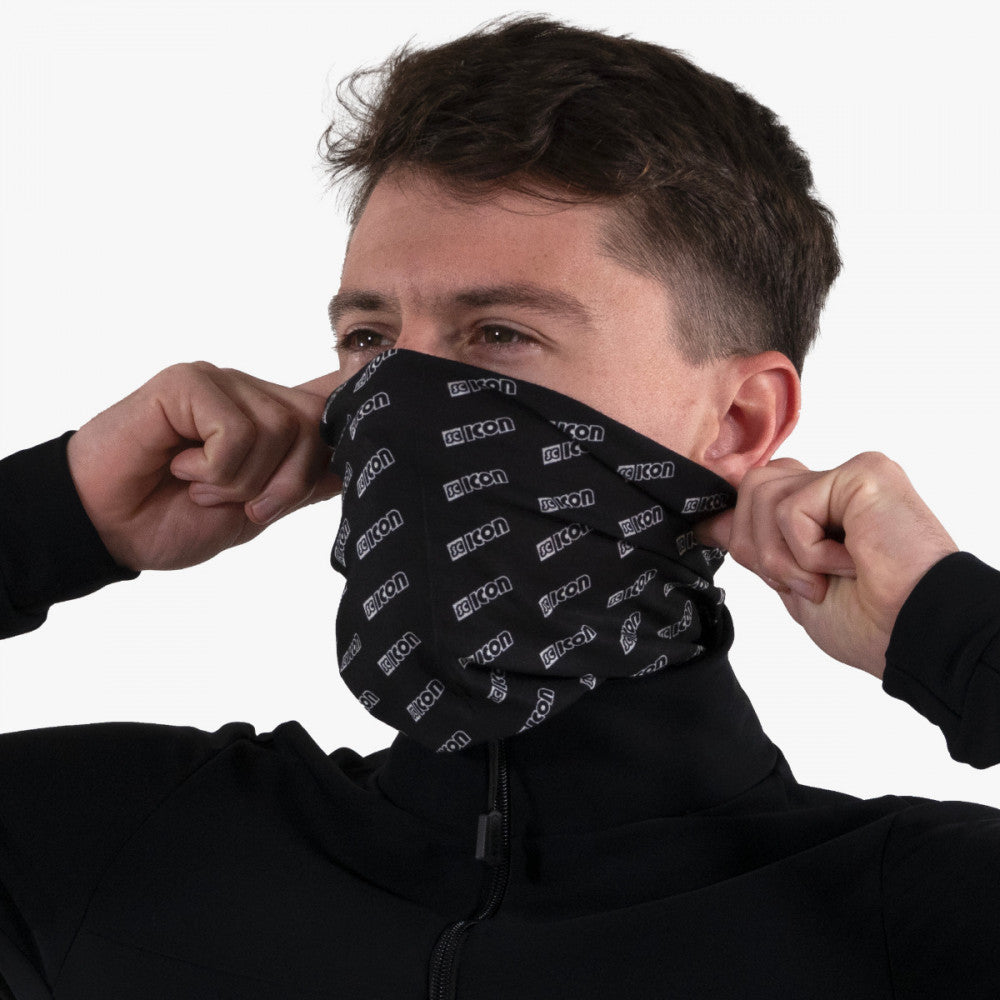 SCICON Squadra Multiscarf Neck Gaiter Black SC Edition