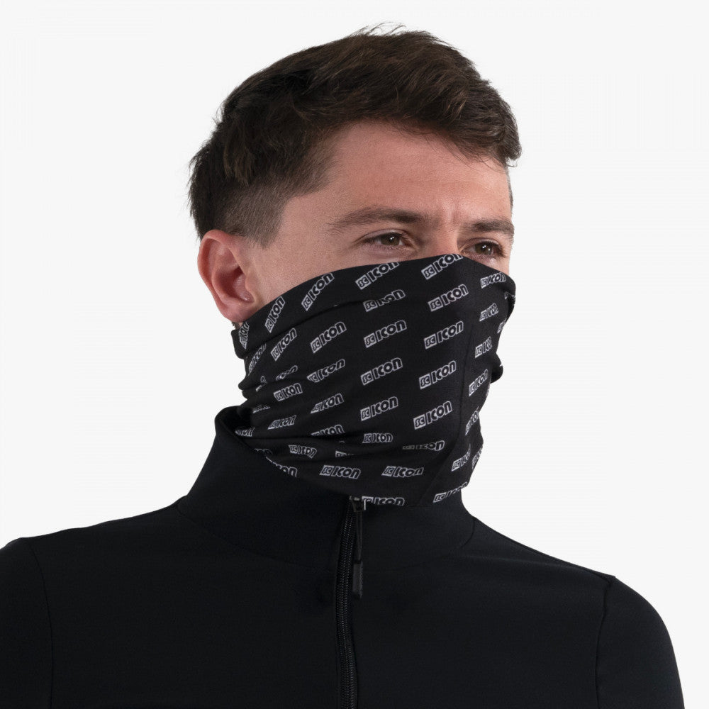 SCICON Squadra Multiscarf Neck Gaiter Black SC Edition