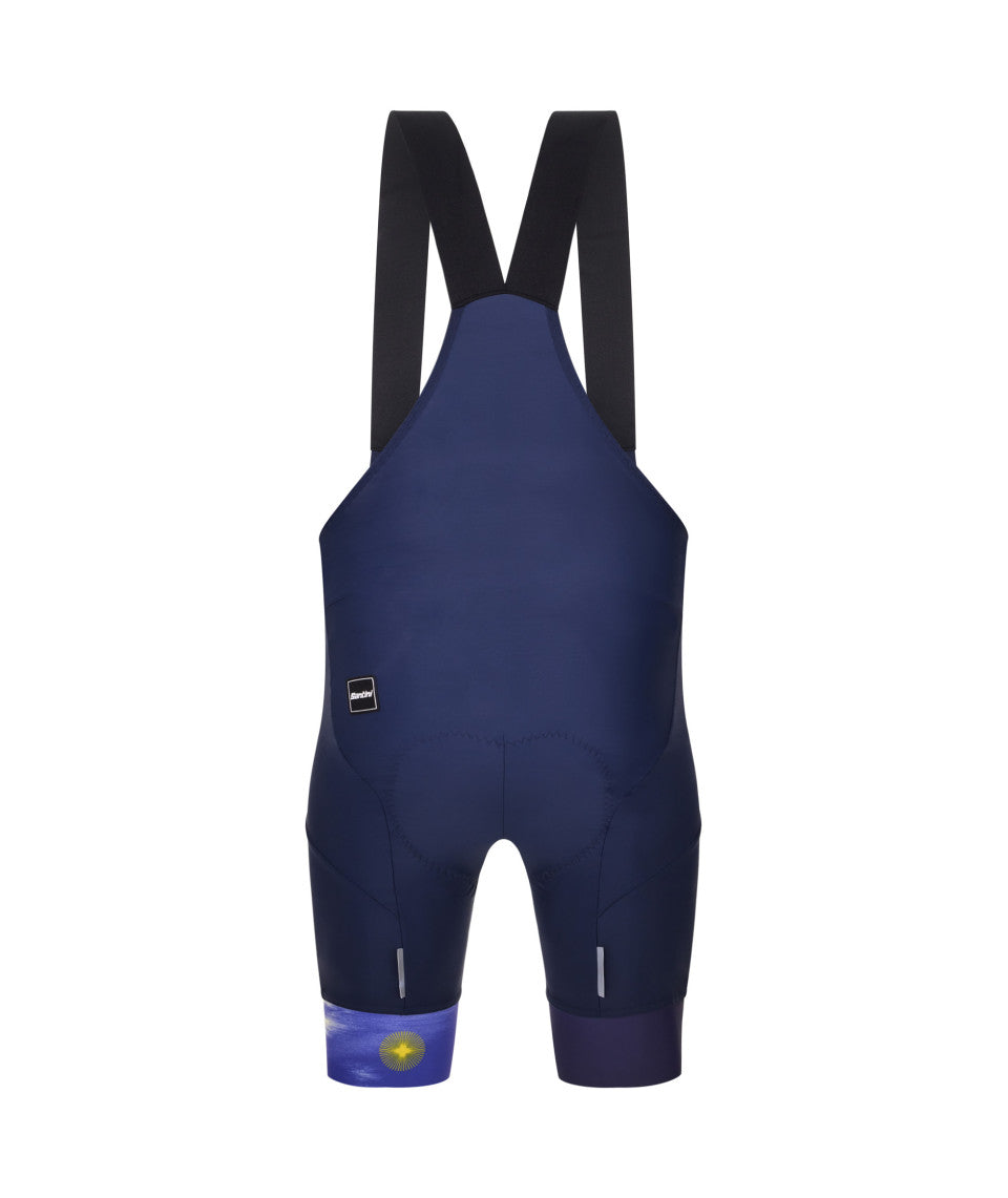 SANTINI Paris-Nice Bib Shorts Nautical Blue
