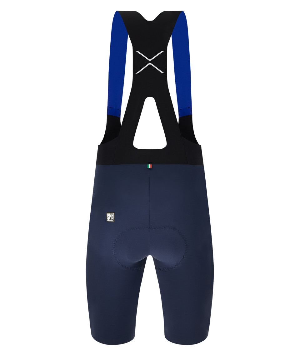 SANTINI Redux Speed Bib Shorts Nautical Blue