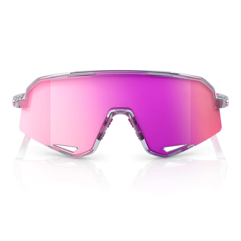 100% Slendale Polished Translucent Grey Purple Multilayer Mirror Lens