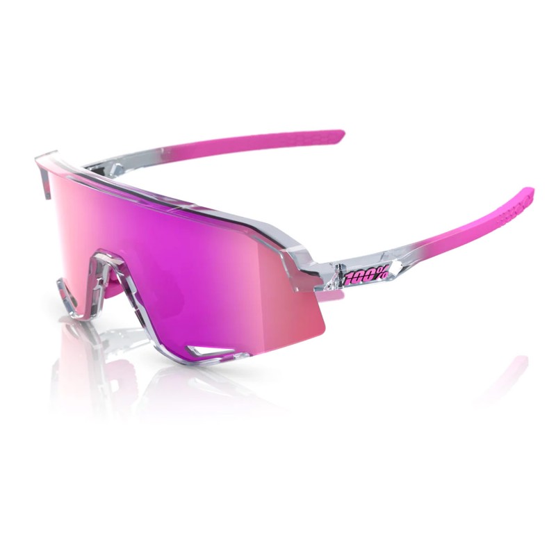 100% Slendale Polished Translucent Grey Purple Multilayer Mirror Lens