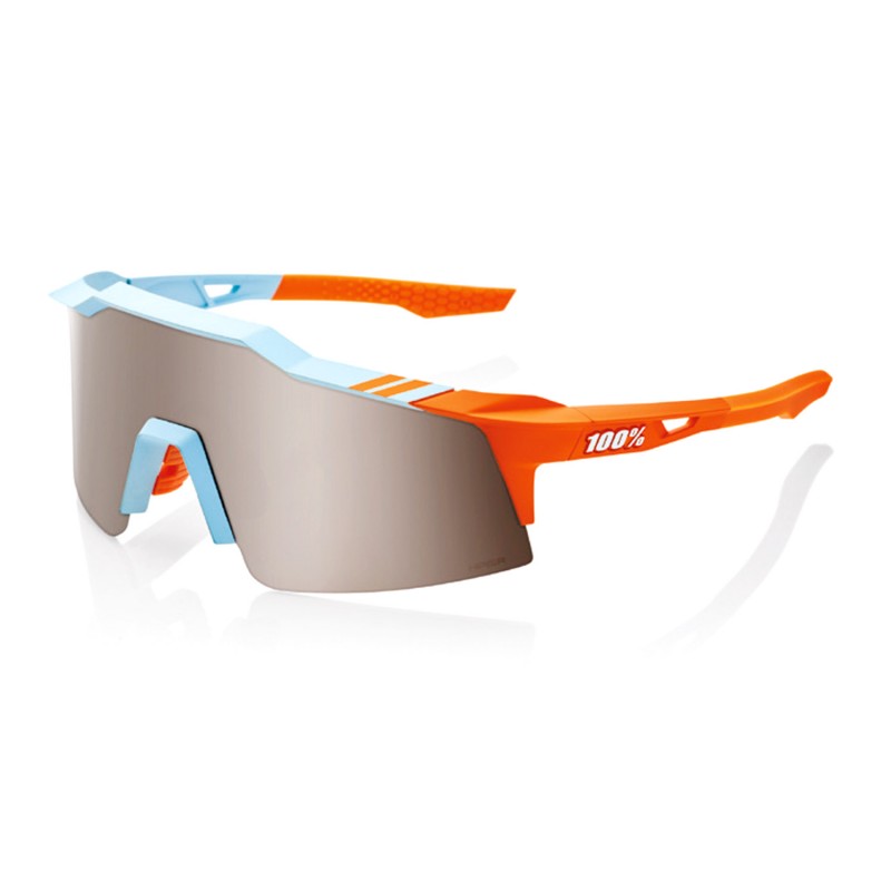 100% Speedcraft® SL Soft Tact Two Tone Hiper® Silver Mirror Lens