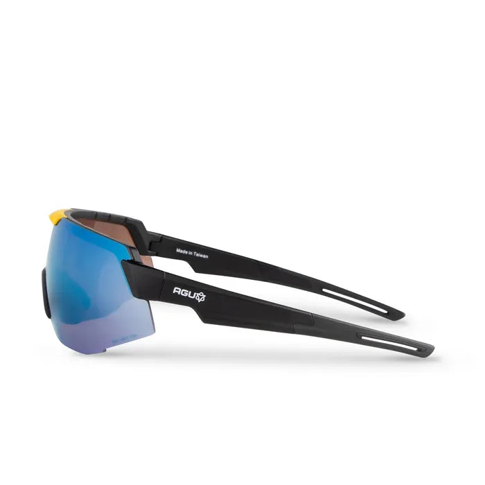 Gafas AGU Pride HDII Negro/Amarillo, Lentes Azules