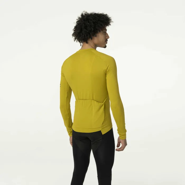Maillot AGU Solid LS Performance Hombre Marrón