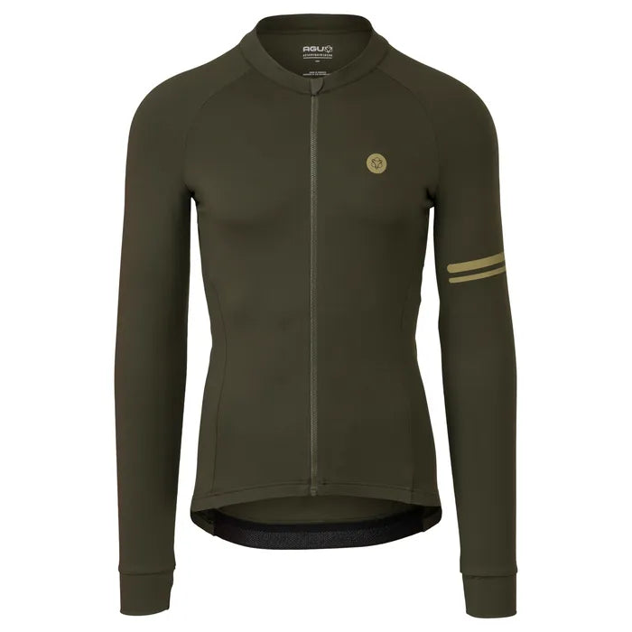 Maillot AGU Solid LS Performance Hombre Verde