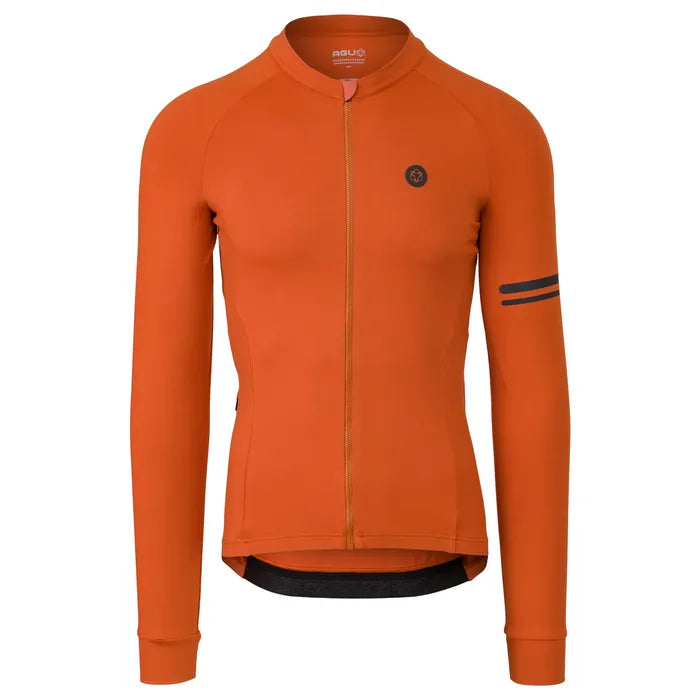 Maillot AGU Solid LS Performance Hombre Rosa