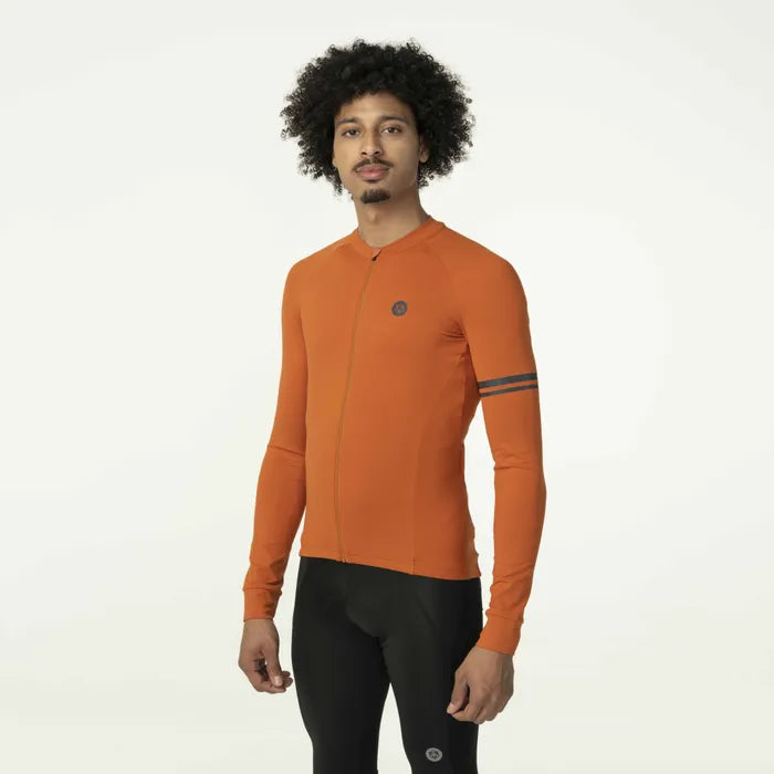 Maillot AGU Solid LS Performance Hombre Rosa