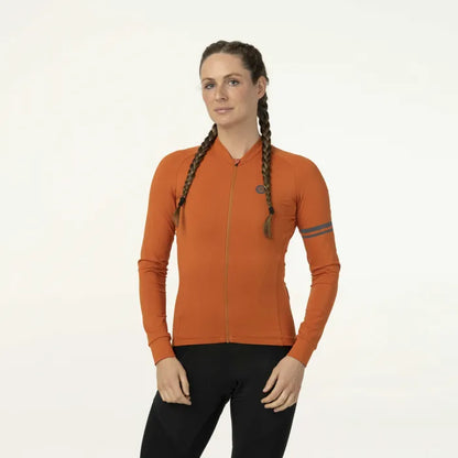 Maillot AGU Solid LS Performance Mujer Rosa