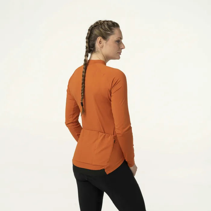 Maillot AGU Solid LS Performance Mujer Rosa
