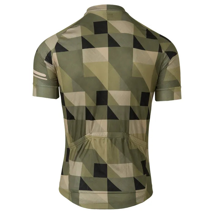 AGU Triangle Stripe SS Essential Jersey verde para hombre