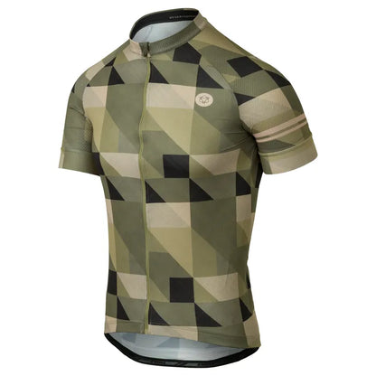 AGU Triangle Stripe SS Essential Jersey verde para hombre