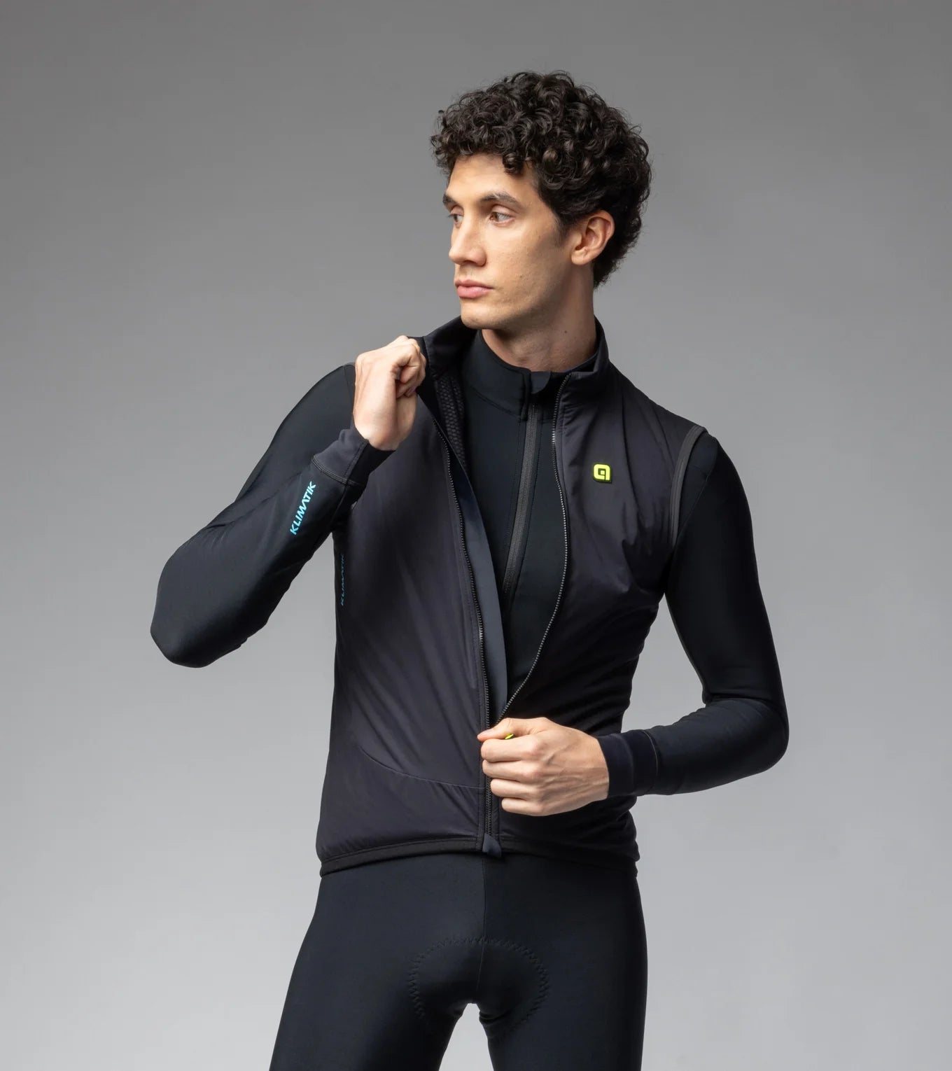 ALÉ CYCLING klimatik | vest K-smart Fluo Black