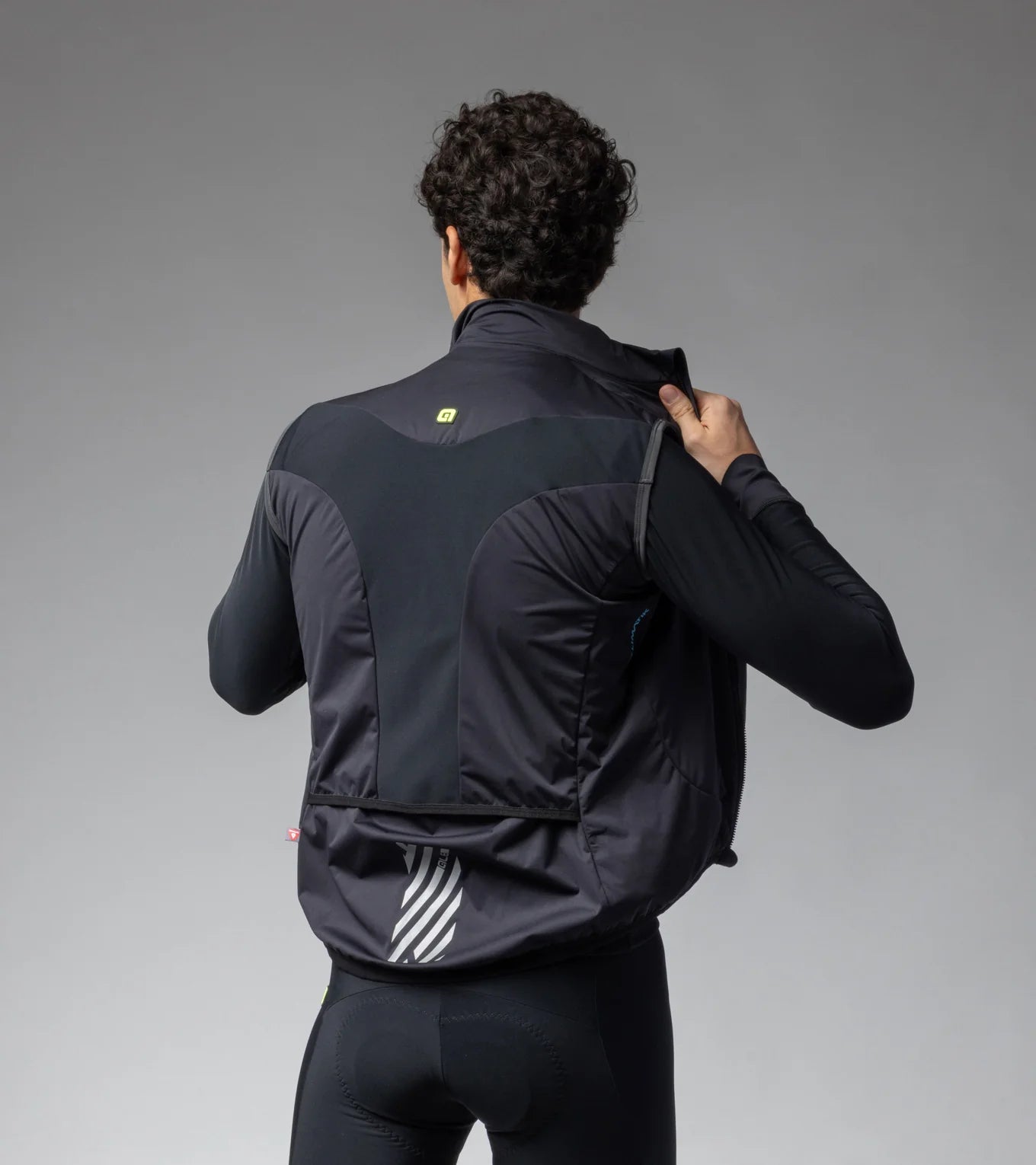 ALÉ CYCLING klimatik | vest K-smart Fluo Black