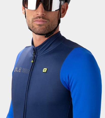 ALÉ CYCLING Solid | Long Sleeve Jersey Fondo 2.0 Navy Blue