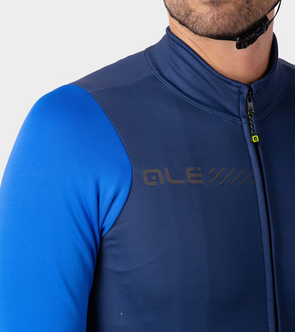 ALÉ CYCLING Solid | Long Sleeve Jersey Fondo 2.0 Navy Blue