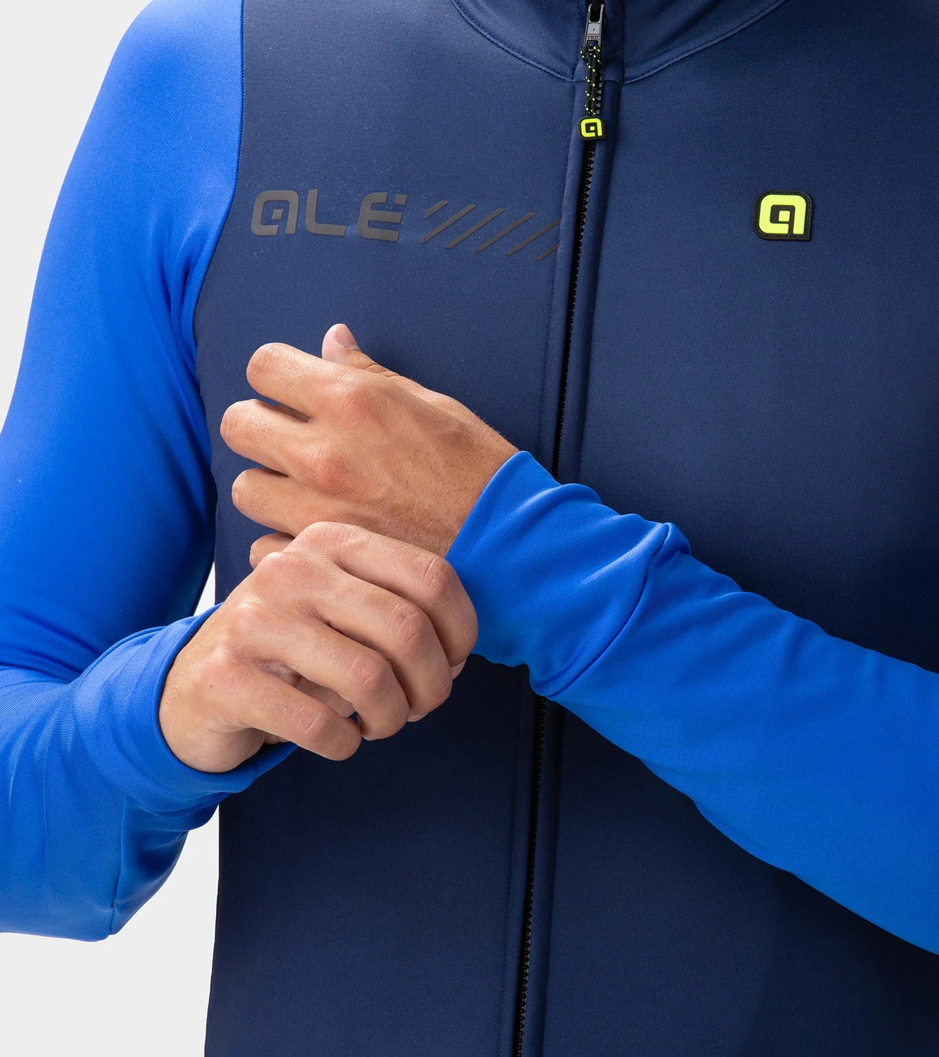 ALÉ CYCLING Solid | Long Sleeve Jersey Fondo 2.0 Navy Blue