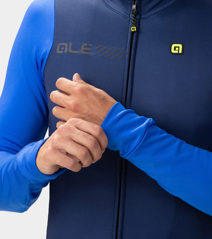 ALÉ CYCLING Solid | Long Sleeve Jersey Fondo 2.0 Navy Blue