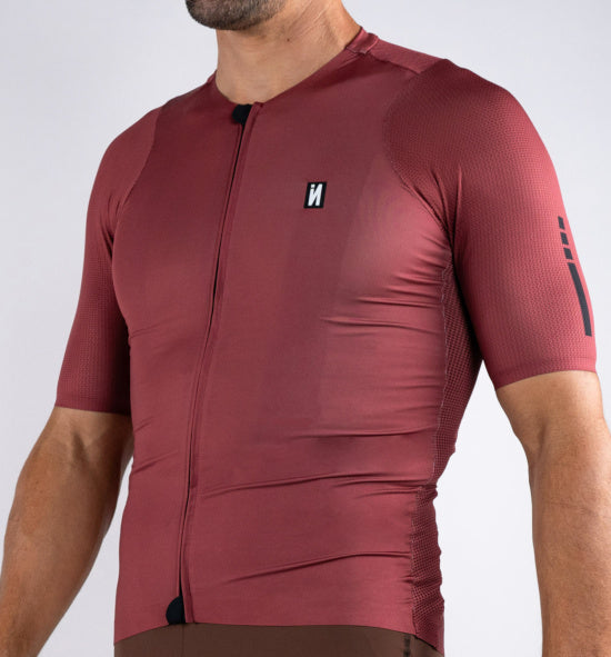 INVERSE Short Sleeve Cycling Jersey BOONE RUBY MEN