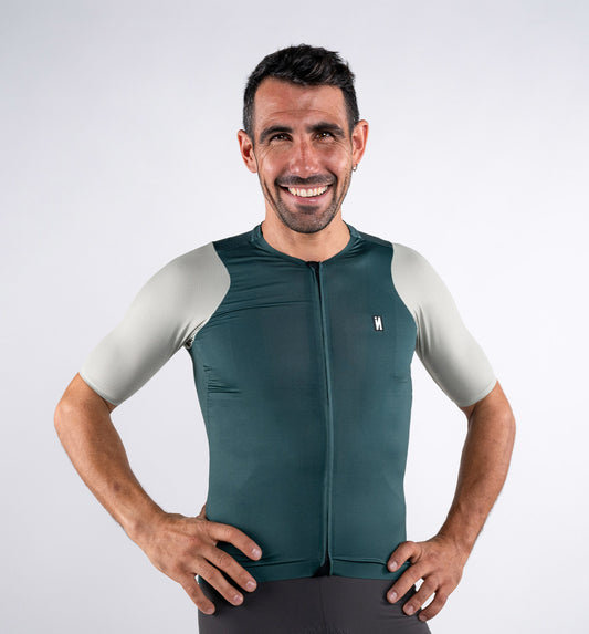 INVERSE Short Sleeve Cycling Jersey BOONE BASIL MEN