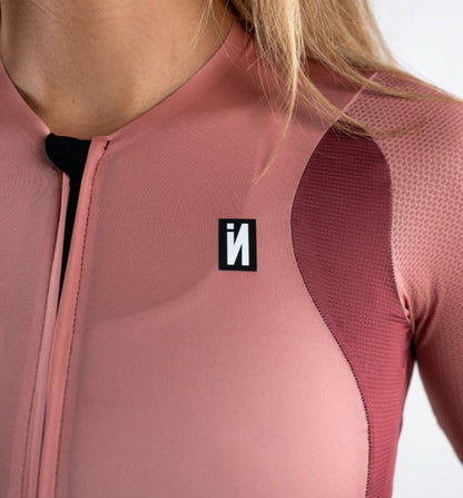 INVERSE Short Sleeve Cycling Jersey KILA RUBY (WOMEN)