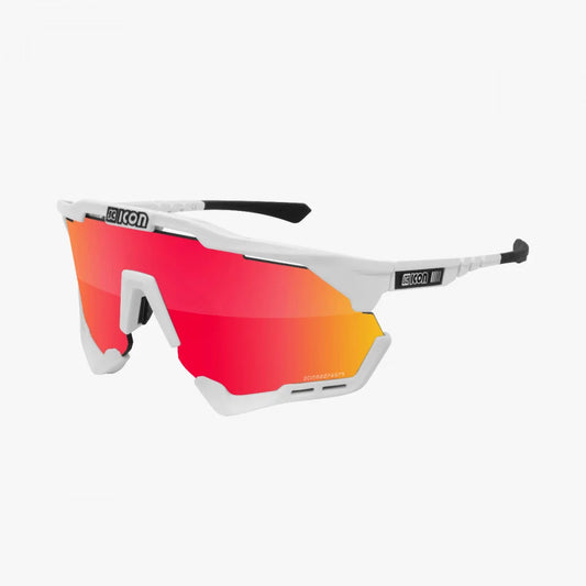 SCICON Aeroshade XL Blanco Brillo / Rojo Multiespejo
