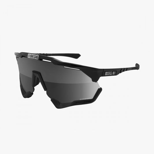 SCICON Aeroshade XL Negro Brillo / Plata Multiespejo
